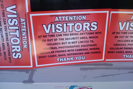 Attention Visitors!